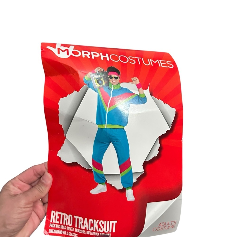 Vibrant Dance Tracksuit - Blue, Pink, Green